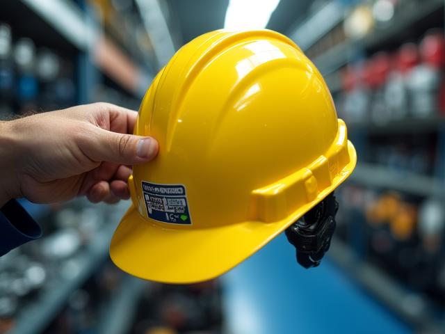 Inspección de cascos de seguridad